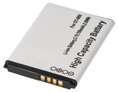 Zdjęcie produktu dla Akumulator Akku do Alcatel One Touch OT-665, 665, Alcatel One Touch 2012, Alcatel Sesame II, CAB22D0000C1, CAB22B0000C1, Li-Ion, 3,7V 700mAh