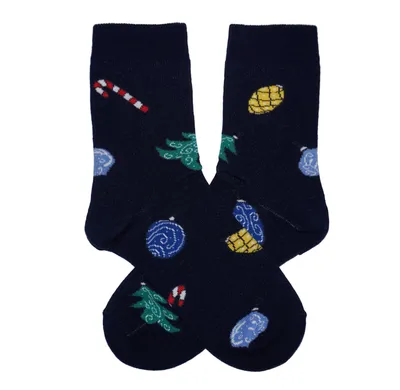 Produktbild von Herren Basic Socken aus Baumwolle Tannenschmuck Marine Größe 43-46