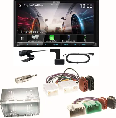 Produktbild von Kenwood DMX8021DABS Android Auto CarPlay Einbauset für Volvo S40 V40 850