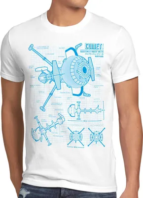 Produktbild von style3 Future Comet Herren T-Shirt captain