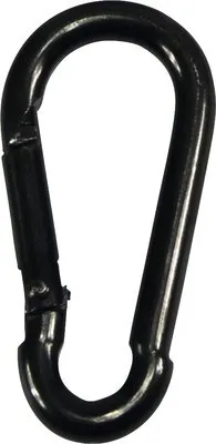 Produktbild von Feuerwehr-Karabiner 8x80 mm schwarz verzinkt