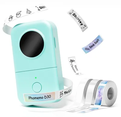 Obrázek produktu pro Štítkovací tiskárna - Bluetooth - Termotisk - 3 role štítkového papíru - Pro iOS a Android