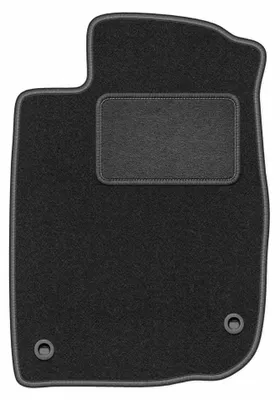 Productafbeelding van Velours bestuurdersmat voor Honda CR-Z 2010-2016 (coupé) – grafiet, op maat – Wielganizator LUX