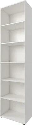 Produktbild von Regal Beistellregal Ablageregal Büroregal Dekoregal Bücherregal "Trio 6" Weiß