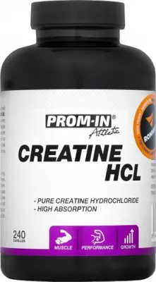 Zdjęcie produktu dla Prom-In Creatine HCL 240 kapsułek / Inne formy kreatyny / Opatentowany chlorowodorek kreatyny w kapsułkach