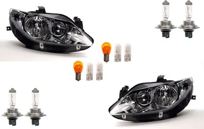 Produktbild von Scheinwerfer passend für Seat Ibiza 6J 08-12 Leuchtmittel Satz L R 6J1941005D 6J1941005A 6J1941005B 6J1941005C 6J1941029A 6J19410 Johns