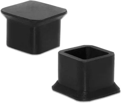 Produktbild von Famanu Boden- und Möbelgleiter Quadrat Schwarz - 4er Set