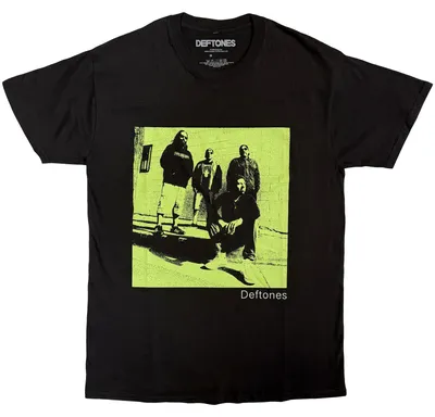 Obrázok produktu pre Deftones Green Photo Black M Tričko