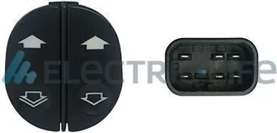 Produktbild von ELECTRIC LIFE ZRFRB76004 Fensterheberschalter für FORD Fiesta Mk6 Schrägheck (JA8, JR8) Vorne Links Fensterheber Schalter