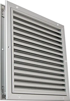 Produktbild von Lüftungsgitter LG-3030 DORAA Lamellengitter Alu 335 x 335 mm Zuluft Abluftgitter