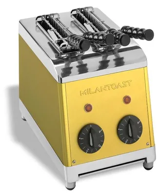 Produktbild von Milantoast Sandwichtoaster mit Zangen gold