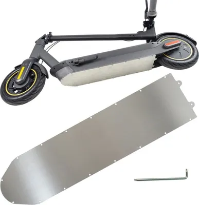 Produktbild von Ninebot G30 G30D G30LD 2 Generation Batterie Untere Abdeckung Edelstahl