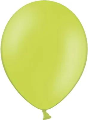 Image de Ballons 23cm, vert pomme pastel (1 paquet / 100 pièces)