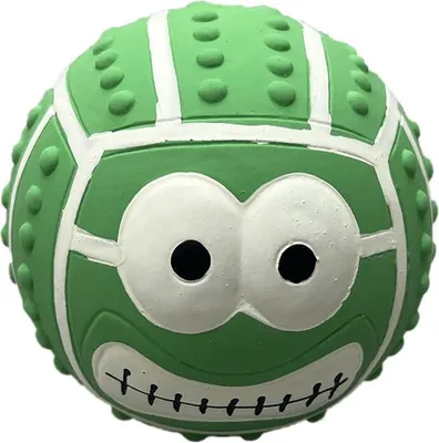 Produktbild von Hundespielzeug - Ball mit Gesicht - ca. 7,3 cm