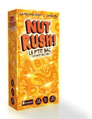Immagine prodotto di olémains games, Nutrush, Gesellschaftsspiel, P' Bac Revisité, da 2 a 8 giocatori, età consigliata: 8+