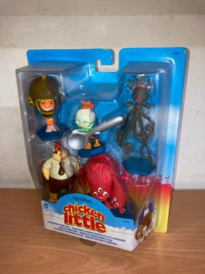 Produktbild von Chicken Little Spiel 5er  FigurenSet Blister Box Neu Hasbro