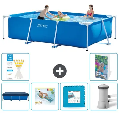 Obrázok produktu pre Obdĺžnikový bazén s rámom – 300x200x75 cm – 5-dielny, model S129