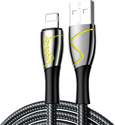 Produktbild von JOYROOM USB Cable for Lightning Joyroom S-2030K6 2.4A 2m (Black)