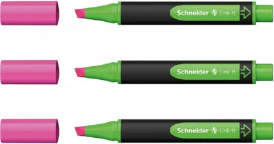 Produktbild von Textmarker Link-it - 3er-Set pink
