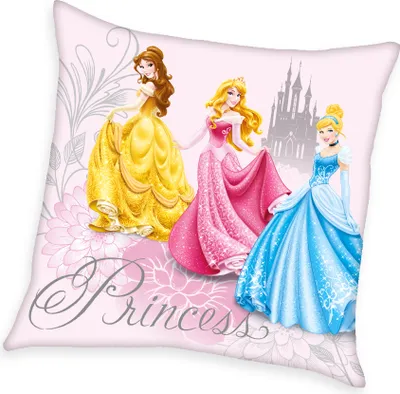 Produktbild von Disney Princess Prinzessin Kissen 40 x 40 cm, gefüllt, rosa