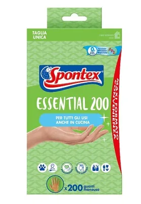 Produktbild von Einweg-Handschuhe, 200 Stück – Hygienische Verpackung für vielseitigen Einsatz