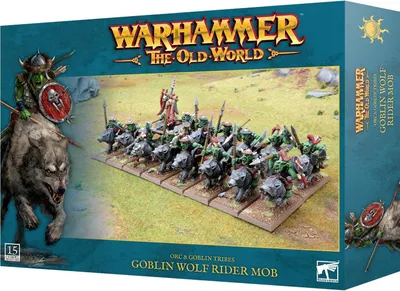 Produktbild von Warhammer The Old World Orc & Goblin Tribes  Goblin Wolf Rider Mob