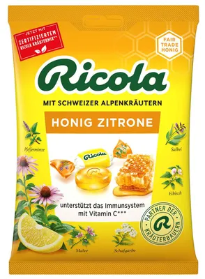Produktbild von Ricola Honig Zitrone 75g