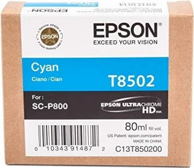 Produktbild von Epson T8502 Cyan, Cyan, 80 ml, 1 Stück(e), Einzelpackung
