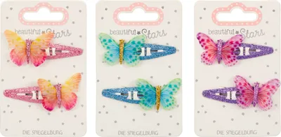 Produktbild von Haarclips Schmetterling No.2 - Beautiful Stars