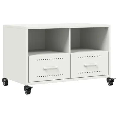 Produktbild von vidaXL TV-Schrank Weiß 68x39x43,5 cm Stahl
