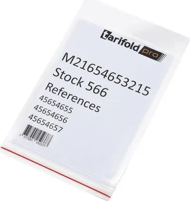 Produktbild von DJOIS Kennzeichnungshülle Dry-Zip 170038 A5 tr 10 St./Pack.