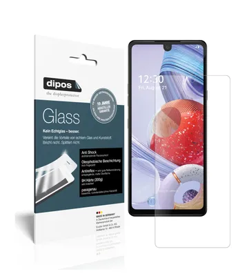 Produktbild von 1x Schutzfolie für LG Stylo 6 matt - Anti-Shock 9H Folie dipos Glass Kunststoffglas