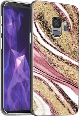 Produktbild von Hülle für Samsung Galaxy S9 Plus Schutzhülle Marmor Motiv Handy Case Silikon Slim Cover