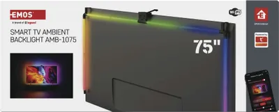 GoSmart Ambientní LED RGB osvětlení za TV 75“ (189 cm)