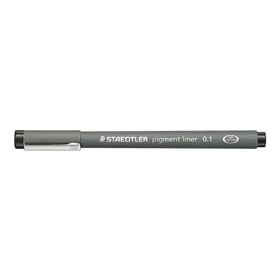 Productafbeelding van 10 stuks Staedtler® 308 01-9 fijne vulpen, pigmentinkt, 0,1 mm, zwart