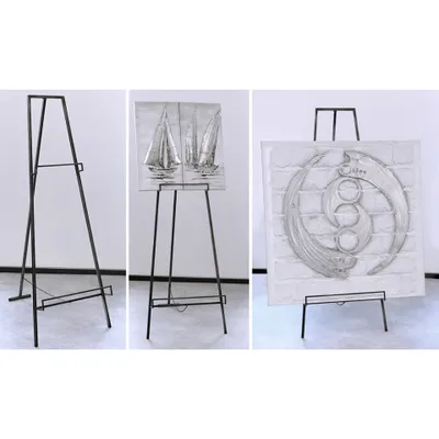 Produktbild von Gilde Staffelei"Loft"anthrazit gebürstet H.140cm 74556