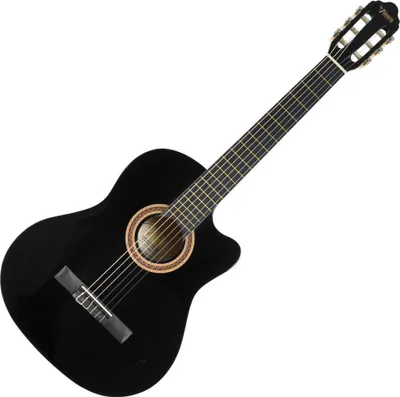 Produktbild von Valencia VC104C 4/4 Black Konzertgitarre