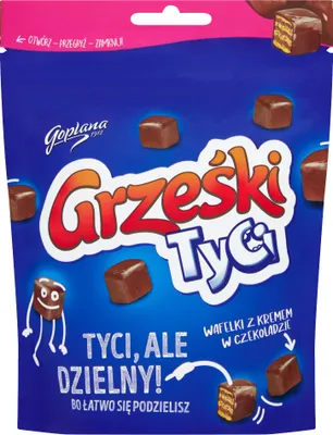Produktbild von Grzeski Tyci Waffeln mit Schokoladencreme 120 G