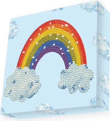 Produktbild von DOTZ® BOX Original Diamond Painting Rainbow Smile 15 x 15 cm ab 8 Jahr