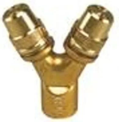 Produktbild von GLORIA Messing-Gabelzerstäuberer mit 2 Hohlkegeldüsen 1mm - 724480.0000