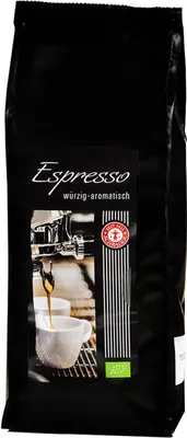 Produktbild von Schrader Espresso Bio Variante: 250g (Ganze Bohne)