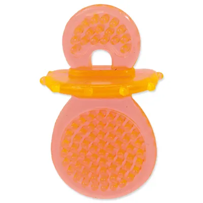 Zdjęcie produktu dla Gumowy smoczek Toy Dog Fantasy pomarańczowa 8cm