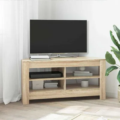 Produktbild von Möbel EckTVSchrank 102 x 40,5 x 45 cm Sonoma-Eiche Holzwerkstoff - TV-Schränke &4466