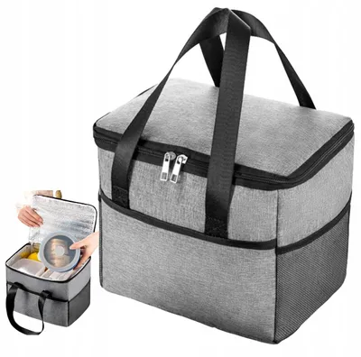 Produktbild von Thermotasche - Isolierte Lunchbox für unterwegs - Gesundes Essen leicht gemacht - Stilvoll und praktisch