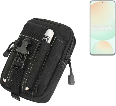 Produktbild von K-S-Trade Gürtel Tasche kompatibel mit Samsung Galaxy S24 FE Gürteltasche Holster Schutz Hülle Handy Hülle Smartphone outdoor Handy-Hülle schwarz