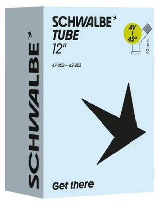 Productafbeelding van Schwalbe binnenband AV1, 45°, 40mm (12"), maat 47/62-203, model 2026