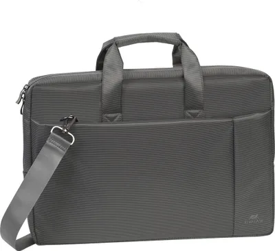 Image de Rivacase 8251, 431.8 mm (17 "), Porte-documents/Classique, Gris, 650 g, 430 x 50 x 298 mm, 455 x 70 x 320 mm