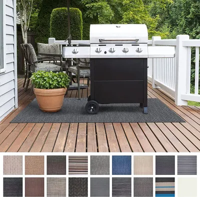 Produktbild von Grillschutzmatte Geona BBQ Grillmatte Grillteppich Grillunterlage schwer entflammbar 90x120 cm