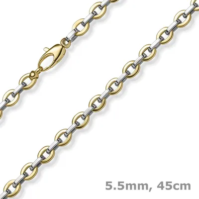 Phantasie-Kette-aus-585-Gelbgold-Weißgold-45cm