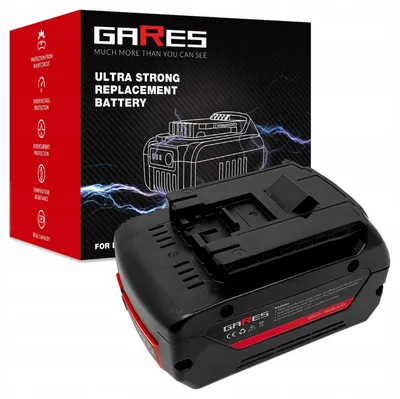 Produktbild von Gares Akkupack zum Zellentausch für Bosch Signode BXT3-19 BXT3-16 BXT3-13 | 18 V 6 Ah Li-Ion | Ersatz-Zellenpack für Werkzeugakkus | Profi-Qualität Gares®